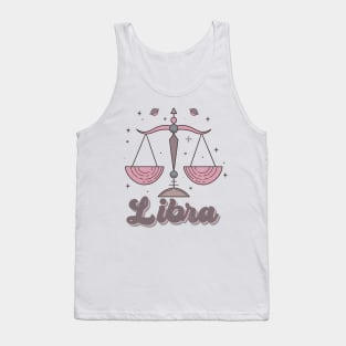 Libra Zodiac Sign Tank Top